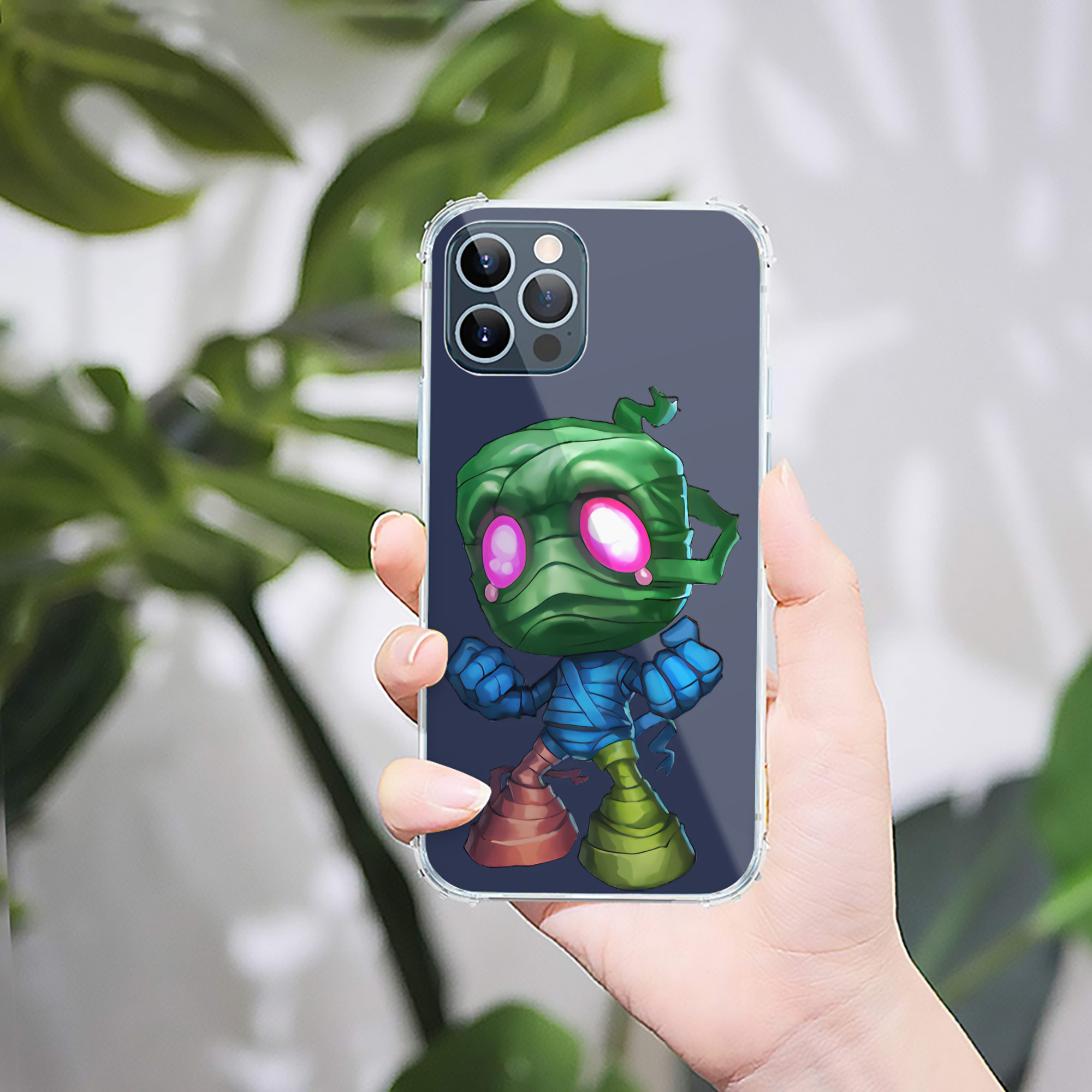 （画像用） リーグ・オブ・レジェンド League of Legends LOL 【iPhone 12シリーズ対応】透明スマホケース（クリアソフトケース）